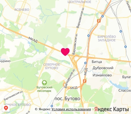 На карте