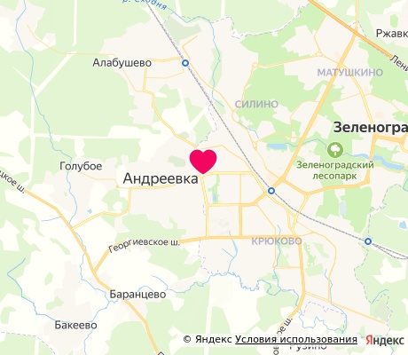 На карте