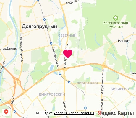 На карте