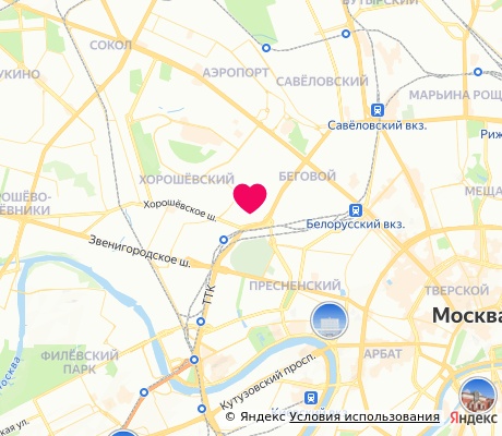 На карте
