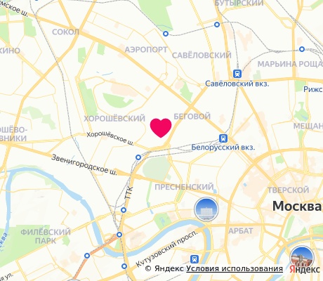На карте