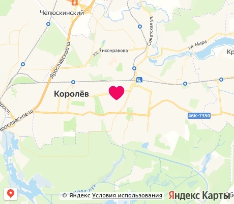 На карте
