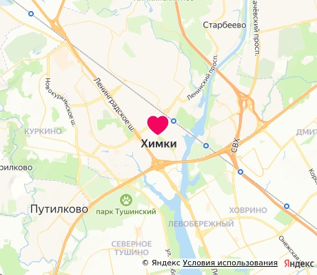 На карте