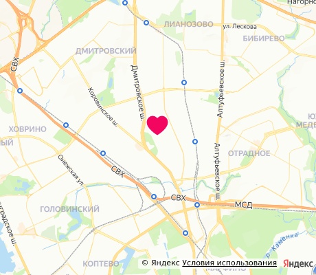 На карте