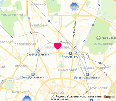 На карте