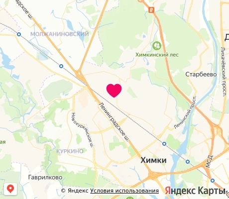 На карте