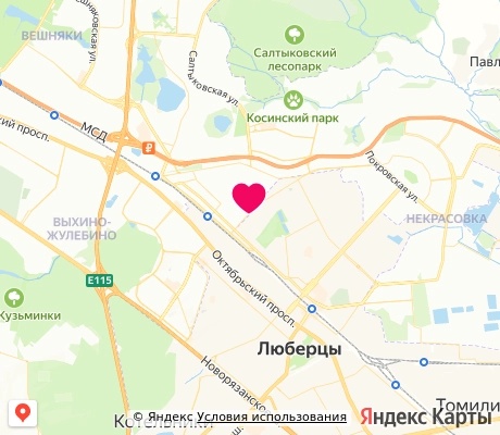 На карте