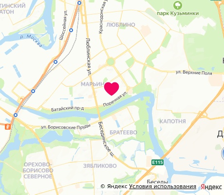 На карте
