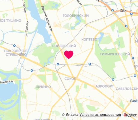 На карте