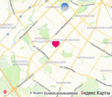 На карте