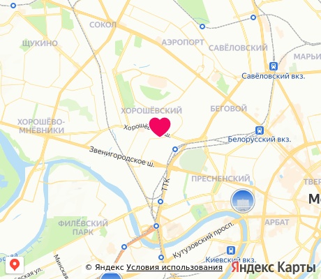 На карте