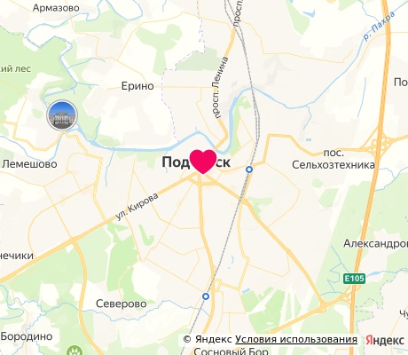 На карте