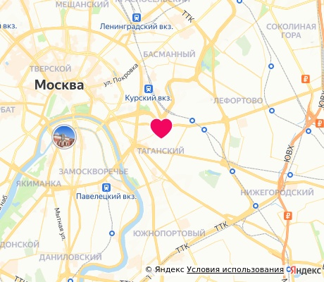 На карте