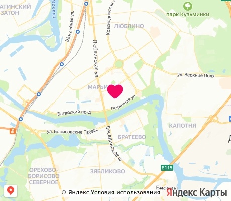 На карте