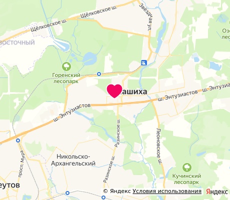На карте