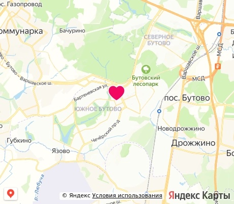 На карте