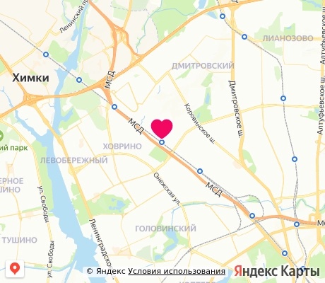 На карте