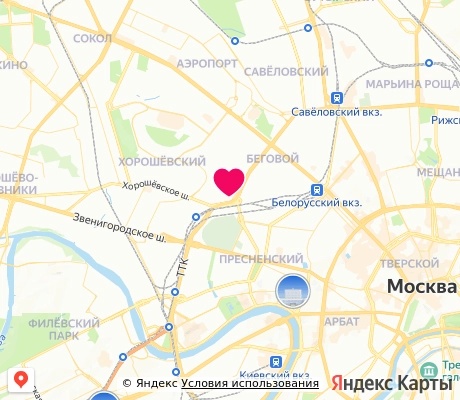 На карте