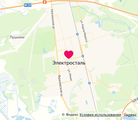 На карте