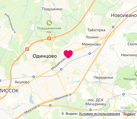 На карте
