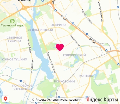 На карте