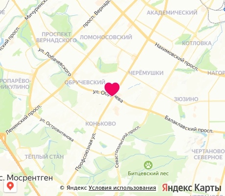 На карте