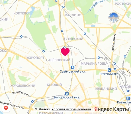 На карте