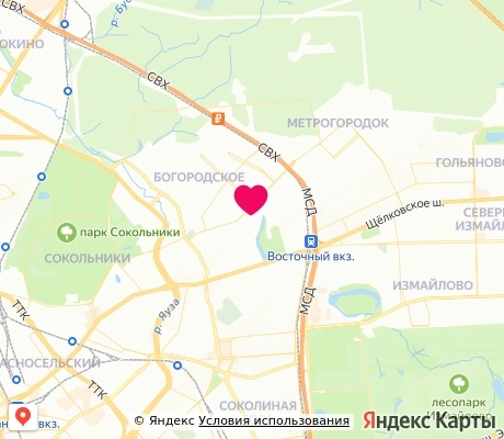 На карте