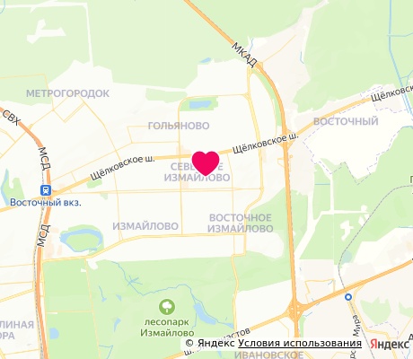 На карте