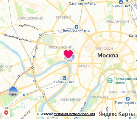 На карте