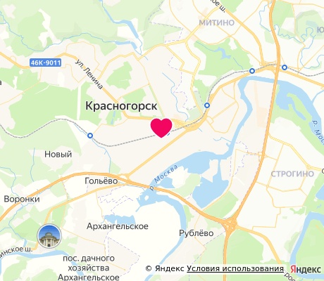 На карте