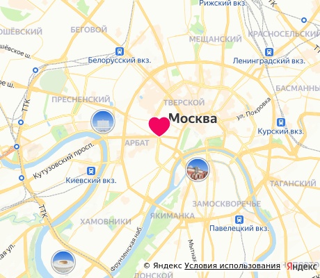 На карте