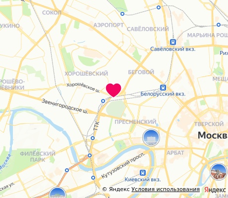 На карте