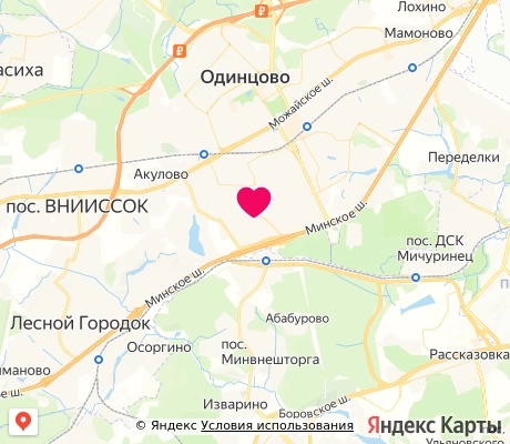 На карте