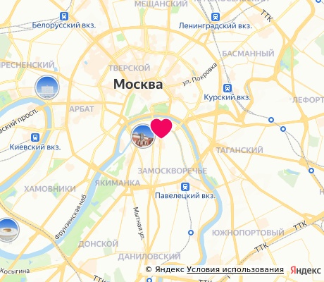 На карте
