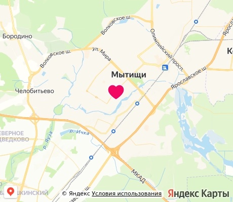На карте