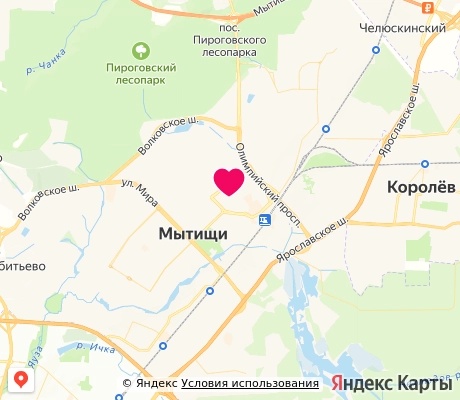 На карте