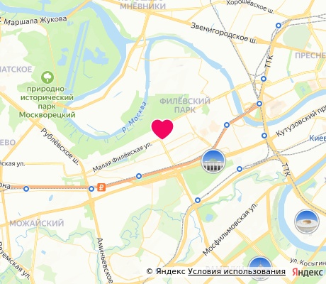 На карте