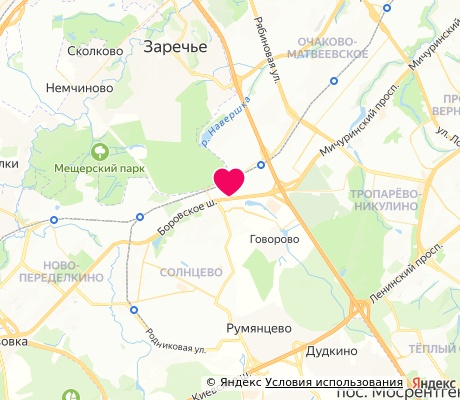 На карте