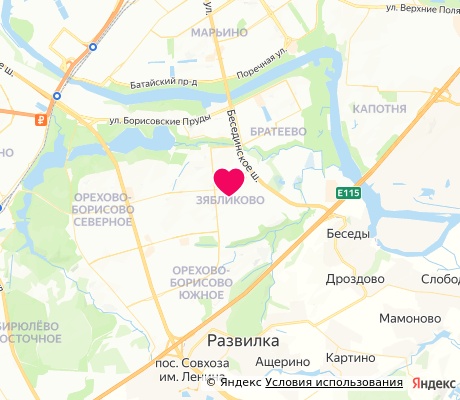 На карте