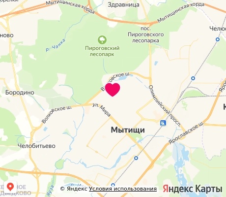 На карте