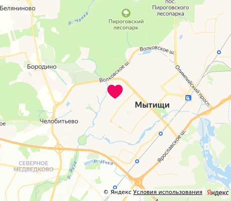 На карте