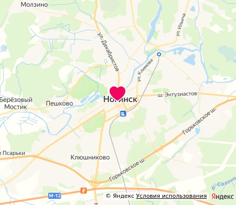 На карте