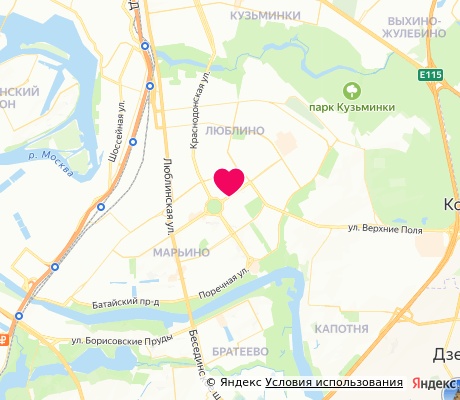 На карте