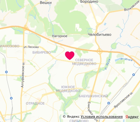 На карте