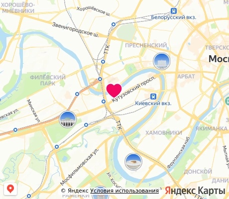 На карте