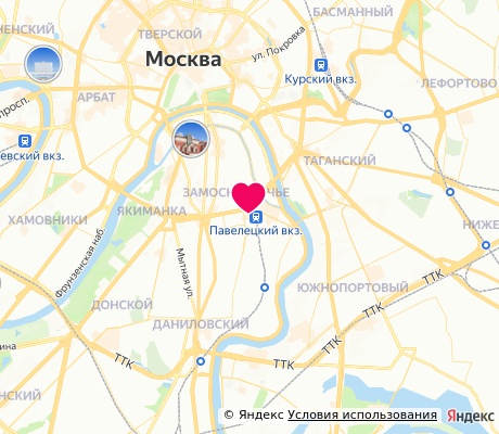 На карте