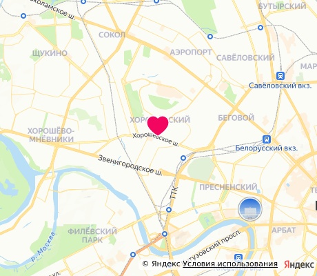 На карте