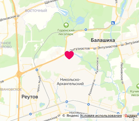 На карте