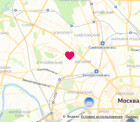 На карте